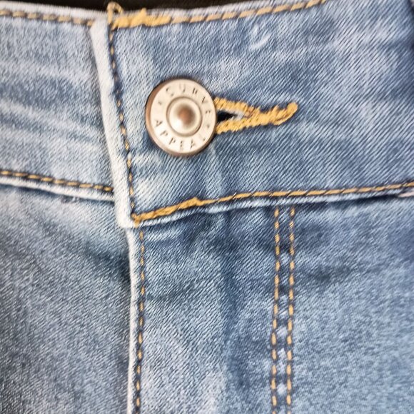 Curve Appeal Comfort Waist High Rise Skinny Jeans Women 8/29 Great Cond - Picture 4 of 7